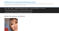 Desktop Screenshot of daftarperusahaanindonesia.com
