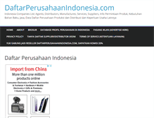 Tablet Screenshot of daftarperusahaanindonesia.com